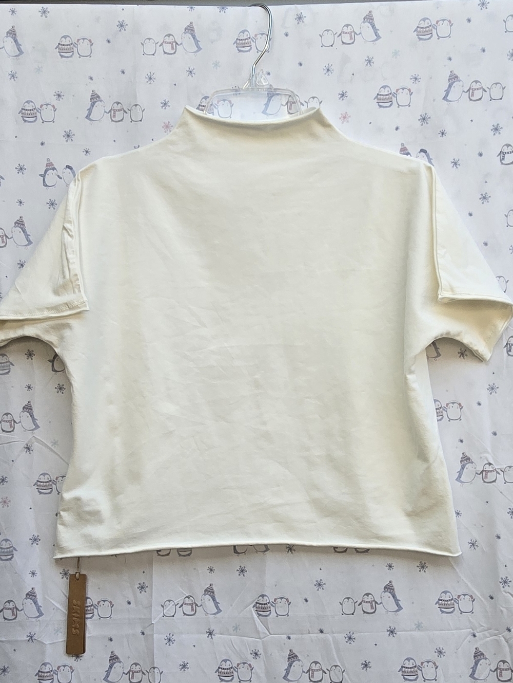 RAW EDGE INTIMATES CROPPED TEE STYLE: TP-TSH-2618 COLOR: MARBLE SIZE: 2X